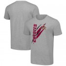 Men's Arizona Coyotes Starter Gray Color Scratch T Shirt