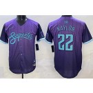 Men's Arizona Diamondbacks #22 Josh Naylor Purple 2025 City Connect Limited Jersey