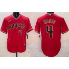 Men's Arizona Diamondbacks #4 Ketel Marte Red Cool Base Jersey