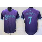 Men's Arizona Diamondbacks #7 Corbin Carroll Purple 2025 City Connect Limited Jersey