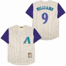 Men's Arizona Diamondbacks #9 Matt Williams Cream Cooperstown Throwback Cool Base Jersey