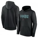 Men's Arizona Diamondbacks Black Authentic Collection Pregame Performance Pullover Hoodie