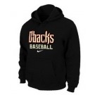 Men's Arizona Diamondbacks Black Printed Pullover Hoodie