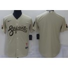 Men's Arizona Diamondbacks Blank Cream 2021 City Cool Base Jersey