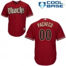 Men's Arizona Diamondbacks Customized Red Cool Base Jersey