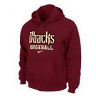 Men's Arizona Diamondbacks Red Printed Pullover Hoodie