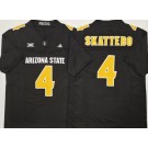 Men's Arizona State Sun Devils #4 Cameron Skattebo Limited Black College Football Jersey