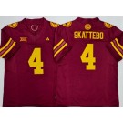 Men's Arizona State Sun Devils #4 Cameron Skattebo Limited Red 2026 College Football Jersey