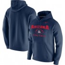 Men's Arizona Wildcats Navy Football Oopty Oop Club Fleece Pullover Hoodie