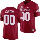 Men's Arkansas Razorbacks Custom Limited Red College Football Jersey