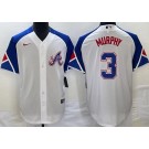 Men's Atlanta Braves #3 Dale Murphy White 2013 City Cool base Jersey