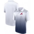 Men's Atlanta Braves White Navy Sandlot Game Polo