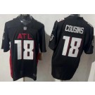 Men's Atlanta Falcons #18 Kirk Cousins Limited Black FUSE Vapor Jersey