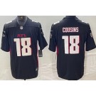 Men's Atlanta Falcons #18 Kirk Cousins Limited Black Vapor Jersey