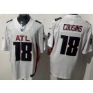 Men's Atlanta Falcons #18 Kirk Cousins Limited White FUSE Vapor Jersey