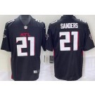 Men's Atlanta Falcons #21 Deion Sanders Limited Black Vapor Jersey