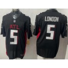 Men's Atlanta Falcons #5 Drake London Black FUSE Vapor Jersey