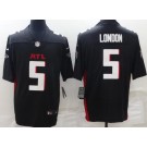 Men's Atlanta Falcons #5 Drake London Black Vapor Jersey