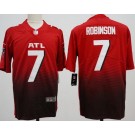 Men's Atlanta Falcons #7 Bijan Robinson Limited Red Vapor Jersey