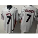 Men's Atlanta Falcons #7 Bijan Robinson Limited White FUSE Vapor Jersey