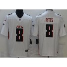 Men's Atlanta Falcons #8 Kyle Pitts Limited White Vapor Untouchable Jersey
