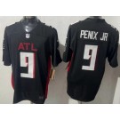 Men's Atlanta Falcons #9 Michael Penix Jr Limited Black FUSE Vapor Jersey