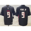 Men's Atlanta Falcons #9 Michael Penix Jr Limited Black Vapor Jersey