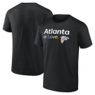 Men's Atlanta Falcons Black City Pride Team V Neck T Shirt