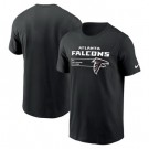 Men's Atlanta Falcons Black Division Essential T Shirt