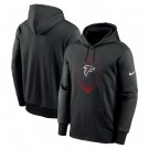Men's Atlanta Falcons Black Icon Performance Pullover Hoodie