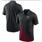 Men's Atlanta Falcons Black Red Vapor Performance Polo