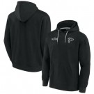 Men's Atlanta Falcons Black Super Soft Fleece Pullover Hoodie