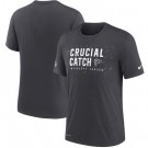 Men's Atlanta Falcons Charcoal 2021 Crucial Catch Performance T-Shirt