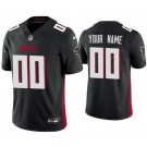 Men's Atlanta Falcons Customized Limited Black FUSE Vapor Jersey