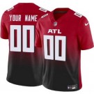 Men's Atlanta Falcons Customized Limited Red FUSE Vapor Jersey