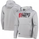 Men's Atlanta Falcons Gray Printed Pullover Hoodie 302511