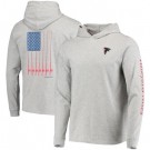 Men's Atlanta Falcons Gray Vineyard Vines Hoodie Long Sleeve T Shirt