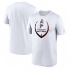 Men's Atlanta Falcons White Icon Legend Performance T Shirt