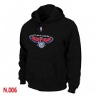 Men's Atlanta Hawks Black Printed Pullover Hoodie