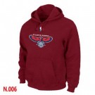 Men's Atlanta Hawks Red Printed Pullover Hoodie