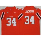 Men's Auburn Tigers #34 Bo Jackson Orange College Football Jersey