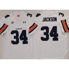 Men's Auburn Tigers #34 Bo Jackson White College Football Jersey