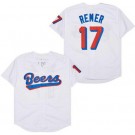 Men's BASEketball Beers #17 Doug Remer White Baseball Jersey