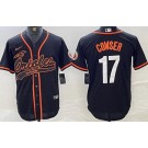 Men's Baltimore Orioles #17 Colton Cowser Black City Fashion Baseball Jersey