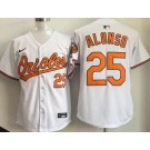 Men's Baltimore Orioles #25 Pete Alonso White Limited Jersey