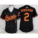 Men's Baltimore Orioles #2 Gunnar Henderson Black Limited Jersey