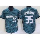 Men's Baltimore Orioles #35 Adley Rutschman Aqua 2023 All Star Cool Base Jersey
