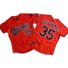 Men's Baltimore Orioles #35 Adley Rutschman Orange Authentic Jersey