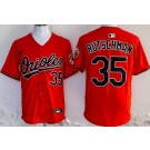 Men's Baltimore Orioles #35 Adley Rutschman Orange Limited Jersey
