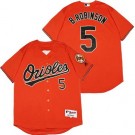 Men's Baltimore Orioles #5 Brooks Robinson Orange Turn Back The Clock Jersey